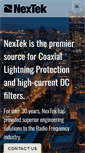 Mobile Screenshot of nextek.com